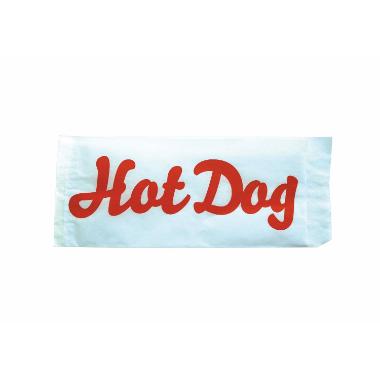 Hot Dog Tüte, 8,5x21+1, Neutraldruck, 500 Stck.