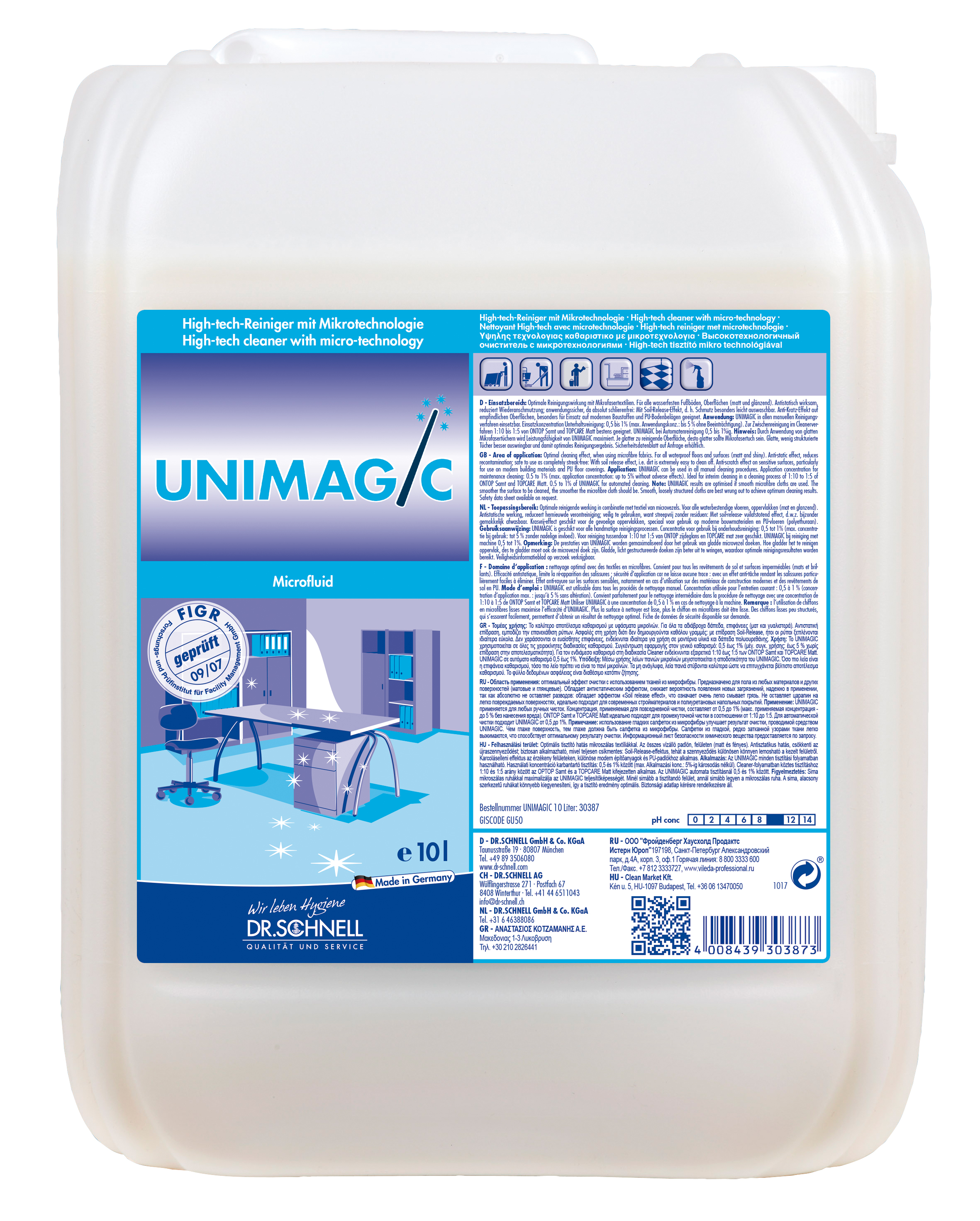 Unimagic Konzentrat 10l Kan - Microfluid,High Tech Reiniger m. Mikrotechnologie