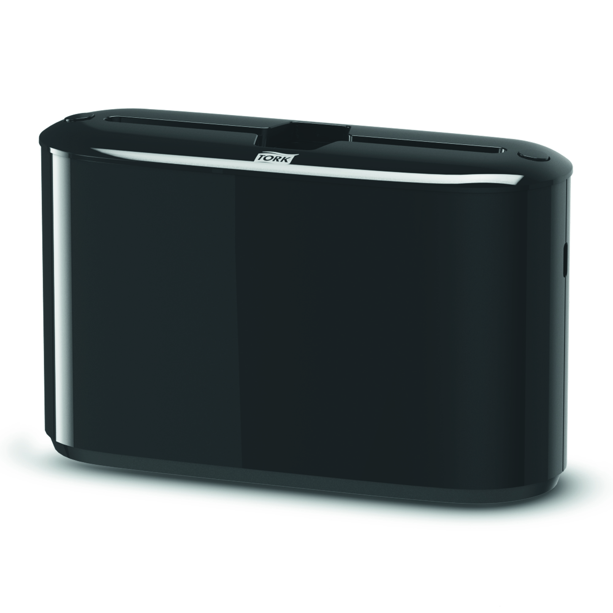 Tork Tischspender schwarz für Interfold,B/H/T 323x218x116 cm,
