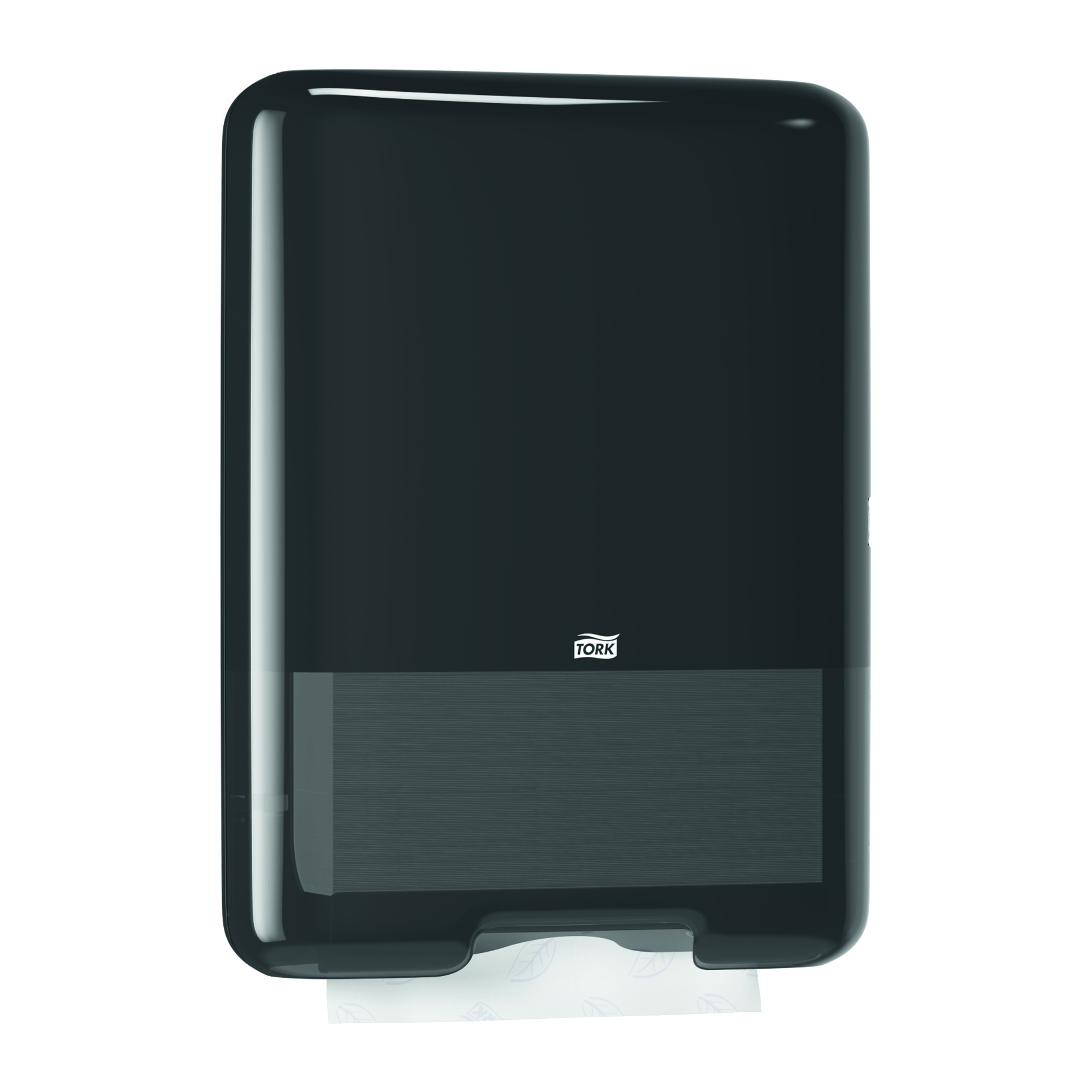 Papierspender Maxi, Elevation schwarz ,Classic-Box, B333H439 T136mm