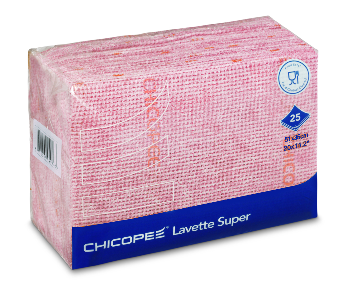 Chicopee Lavette Super, rot,51x36cm,10 Stk./VE